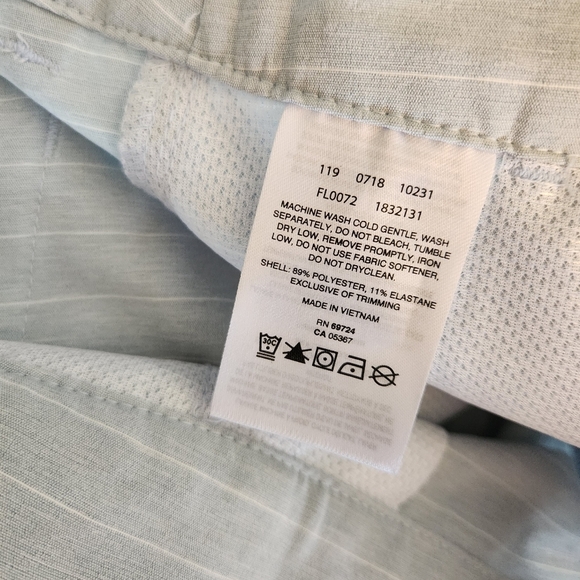 Columbia PFG Bermuda Shorts Hiking Activewear Fishing Womens Light Blue Summer - Picture 5 of 9